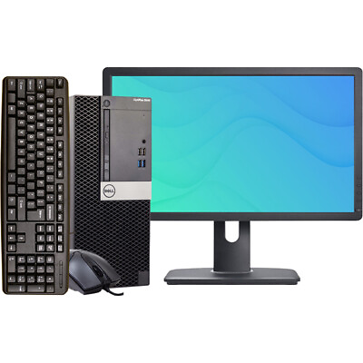 #ad Dell Desktop Computer i5 PC Tower Up To 16GB RAM 2TB HD SSD 24in Windows 10 Pro $89.68