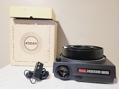 #ad Kodak Carousel 700 Slide Projector Serviced Fully Functional See Video $185.95