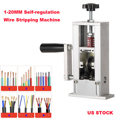#ad Manual amp; Electric Wire Stripping Machine Cable Cutter Copper Peeling Stripper $38.99
