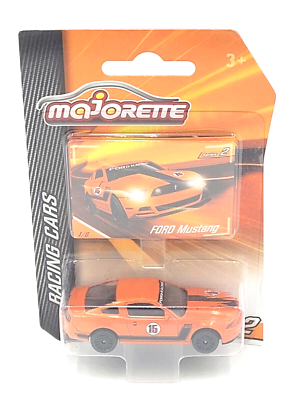 #ad Majorette Racing Cars Orange Ford Mustang Series 2 Diecast 1:64 Scale $10.95