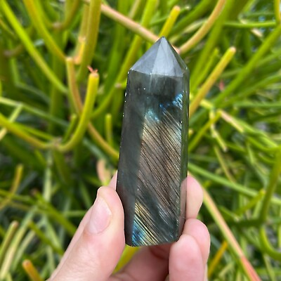 #ad Flashy Labradorite Tower From Canada $13.00