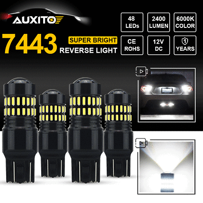 #ad 4X 48 SMD 7443 7440 7441 W21W T20 LED Car Backup Parking Brake Turn Signal Light $17.09
