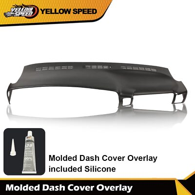 #ad Molded Dash Cover Overlay Black Fit For 1999 2006 Chevy Silverado Sierra NEW $97.80