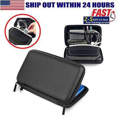 #ad Black EVA Protective Travel Carrying Case Pouch For Nintendo DS Lite NDSL 3DS $9.98