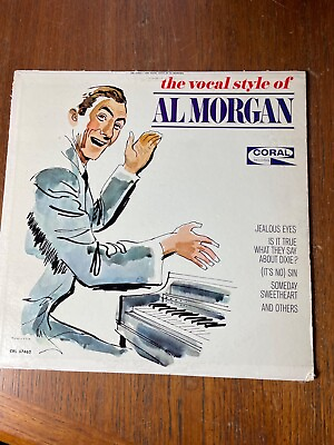 #ad Al Morgan The Vocal Style Of Al Morgan 1965 LP Album Coral CRL 757462 VG $11.90