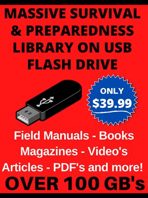 #ad Survival amp; Preparedness Information USB Library Over 100 GB#x27;s Free Shipping $36.98
