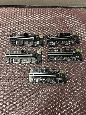 #ad Lot x5 PCE164P N10 VER010S Plus PCI E 1x To 16x Video Card Graphics Card Risers $15.00