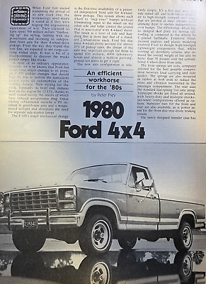 #ad 1979 Road Test Ford F 150 4 x 4 $19.99