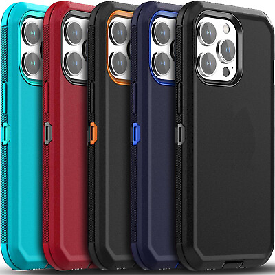 #ad For iPhone 15 Pro Max 14 Plus 13 Mini Case Phone Cover ShockproofTempered Glass $8.25