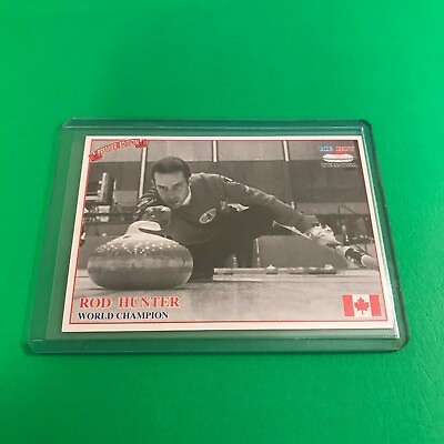 #ad 1993 Ice Hot International Curling Card #18 Rod Hunter Canada C $3.00
