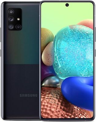 #ad Samsung Galaxy A71 5G 6.7 inch SM A716U 128GB Black GSM Unlocked Open Box $139.00