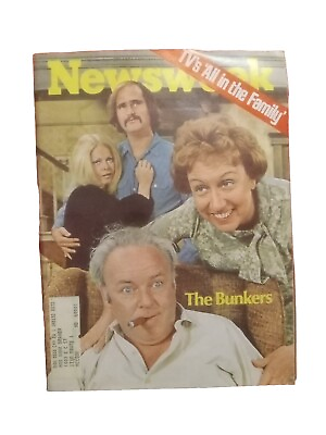 #ad Newsweek Magazine TV#x27;s All in the Family The Bunkers NOV 29 1971 $29.43