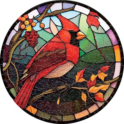 #ad Wooden Jigsaw Puzzle 200 Pieces Beautiful Bird Unique Puzzle $25.49