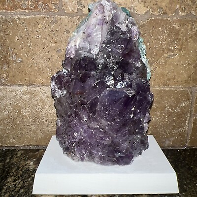 #ad Natural Amethyst Geode Mineral Specimen Crystal Quartz Energy Decoration 3 Lbs $100.00