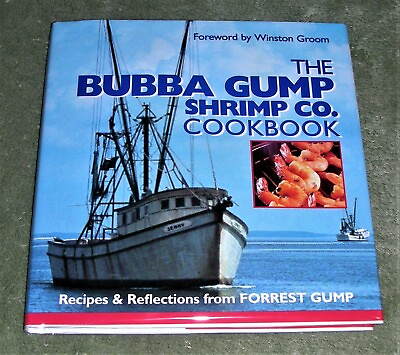 #ad BUBBA GUMP CO. COOKBOOK 1994 Hardcover DJ 1st Edition Cover MINT $9.99