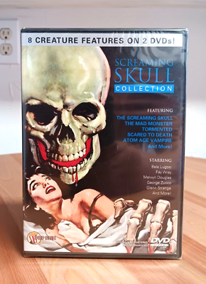 #ad Screaming Skull Horror Collection DVD 2013 Horror Monster Vampires 2 Disc Set $6.00