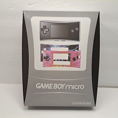 #ad #ad *RARE* Nintendo Game Boy micro quot;For Display Onlyquot; Console Display Box Box ONLY $199.95