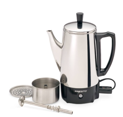 #ad New 6 12 Cups Coffee Percolator Coffee Maker Pot Stainless PortableUS Fast Ship $184.78