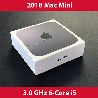2018 Mac Mini 3.0GHZ i5 6 CORE 16GB RAM 512GB PCIe SSD $499.00