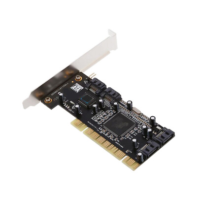 PCI To SATA Controller Adapter Card Converter Addon C $14.99