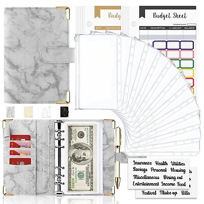 #ad Onlyesh Budget Binder Cash Envelopes for Budgeting Money Organizer Cash 28... $12.68
