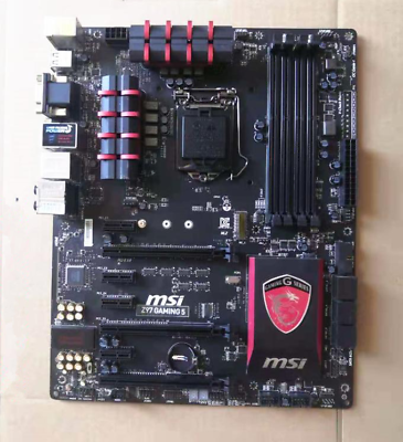 #ad MSI Z97 GAMING 5 Motherboard LGA1150 Chipset Intel Z97 DDR3 With I O Baffle $130.00