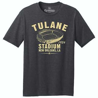 #ad Tulane Stadium 1926 Football TRI BLEND Tee Shirt New Orleans Saints $22.00