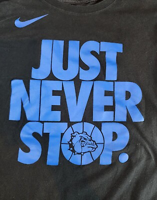 #ad Nike Black Gonzaga Bulldogs Basketball Long Sleeve NCAA Men#x27;s Size Large $22.00