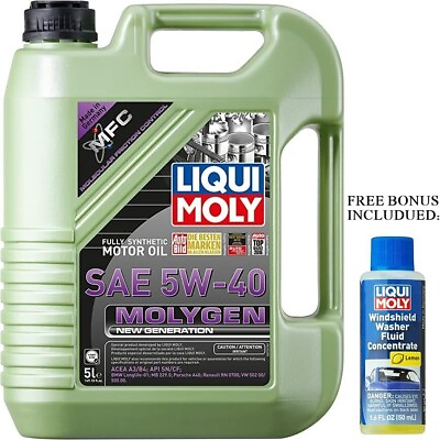 #ad ★ 5L Liqui Moly 5W 40 Molygen New Generation MFC Synthetic Engine Oil LM20232 ★ $52.70