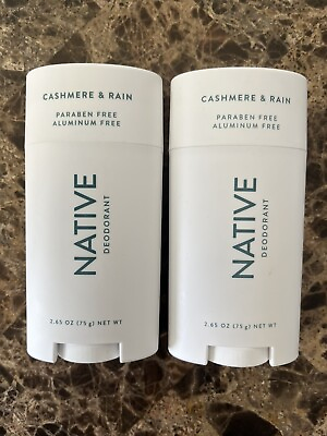 #ad Native Deodorant Cashmere amp; Rain Aluminum Free Paraben Free Qty2 $21.89