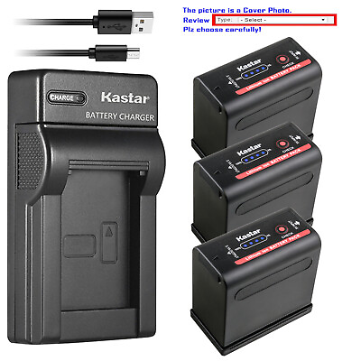 #ad Kastar Battery Slim USB Charger for BP 970G BP 975 BP 945 BP 950 Canon Vistura $72.59