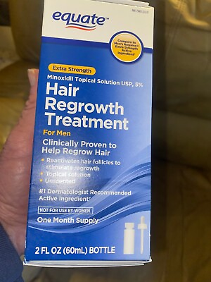 #ad Equate Hair Regrowth Treatment for Men. One Month Supply Expires 9 25 $14.45