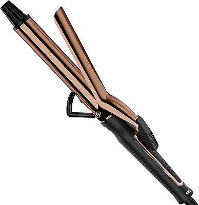 #ad 1 1 4 Inch Curling Iron with Clamp Hair Curler with Ceramic Coating Barrel Adjus $24.85