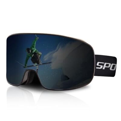 #ad Ski GogglesSnow Goggles for Men Women Youth UV400 Protection Frameless OTG S... $42.95