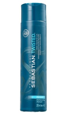 #ad SEBASTIAN TWISTED SHAMPOO Elastic Cleanser For Curls 8.45 oz infused w Flexi ALG $7.00