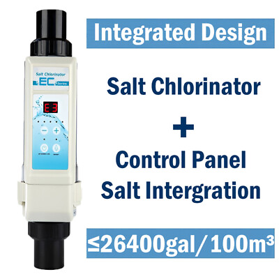 #ad 20g h Complete Salt Water Pool Chlorine Generator System 26000 Gal Chlorinator $499.95