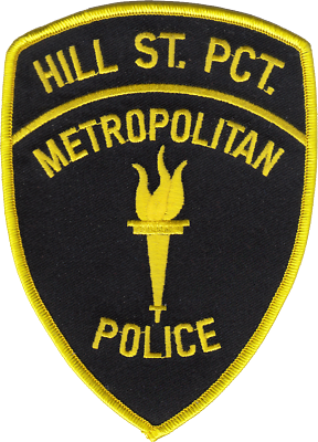 #ad METROPOLITAN POLICE DEPARTMENT SHOULDER PATCH: Hill Street Precinct Hill Str... $7.50
