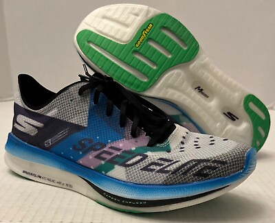 #ad SKETCHERS GOrun Speed Elite Hyper Running Shoes 130030 Blue WOMEN#x27;S 7 *NO BOX* $79.99