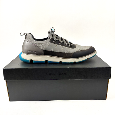 #ad Cole Haan 4.Zerogrand Men#x27;s Sz 11 US Charcoal Gray Blue Stitchlite Shoes C34424 $81.86
