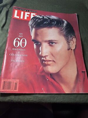 #ad Elvis Presley 60th Birthday Celebration Life Magazine February 10 1995 $8.99