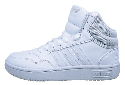 #ad Adidas Hoops 3.0 Mid Sneakers Tennis For Woman White GW5457 $106.66