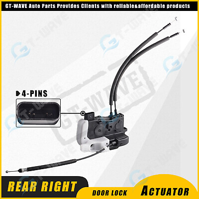 #ad Rear Right Passenger Door Lock Latch Actuator Assembly fit 11 15 Hyundai Tucson $43.50