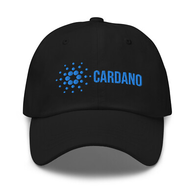#ad Cardano ADA Crypto Token Hat ADA Hoodl Cardano Dad hat $28.99