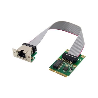 #ad MINI PCIE Gigabit Network Card MINI PCIE To RJ45 Port 1000Mbps Lan Card $20.00