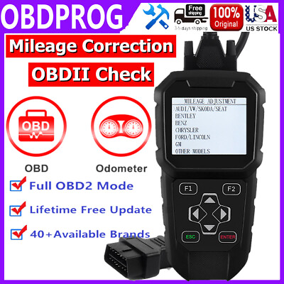 #ad OBDPROG Odometer Adjustment Correction Mileage OBD2 Scanner Car Diagnostic Tool $289.00