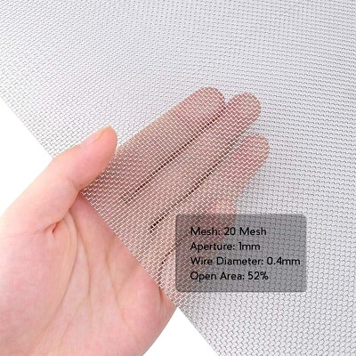 #ad #ad 4PACK Stainless Steel Woven Wire Mesh 11.8quot;X8.2quot; 300X 210mm $9.99