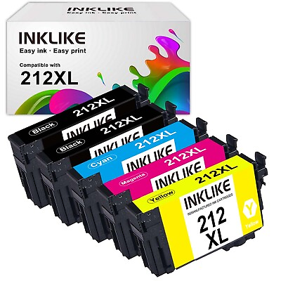 #ad For Epson 212XL 212 XL T212XL for Epson WorkForce WF 2830 2850 Ink Cartridges $22.50