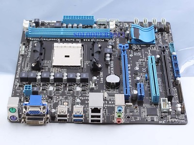 #ad ASUS F1A75 M LE Motherboard AMD A75 Socket FM1 DDR3 USB 3.1 SATA 6Gb s DVI VGA $54.05
