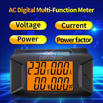 PZEM 026 28 AC 0 100A 400V Digital Display Multi function Power Factor Meter $12.44