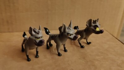 #ad Disney Lion Guard King Hyenas Mini Figures Bundle Cheezi Chungu amp; Janja $18.88